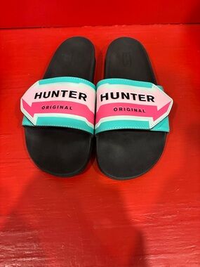 HUNTER Adustable Velcro Logo Sliders